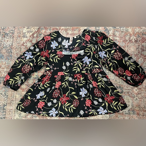 Anthropologie Dolan Left Coast Cherie Babydoll Top - Picture 2 of 9